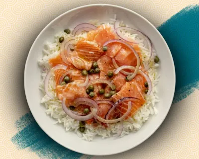 Assiette Sashimi et Riz